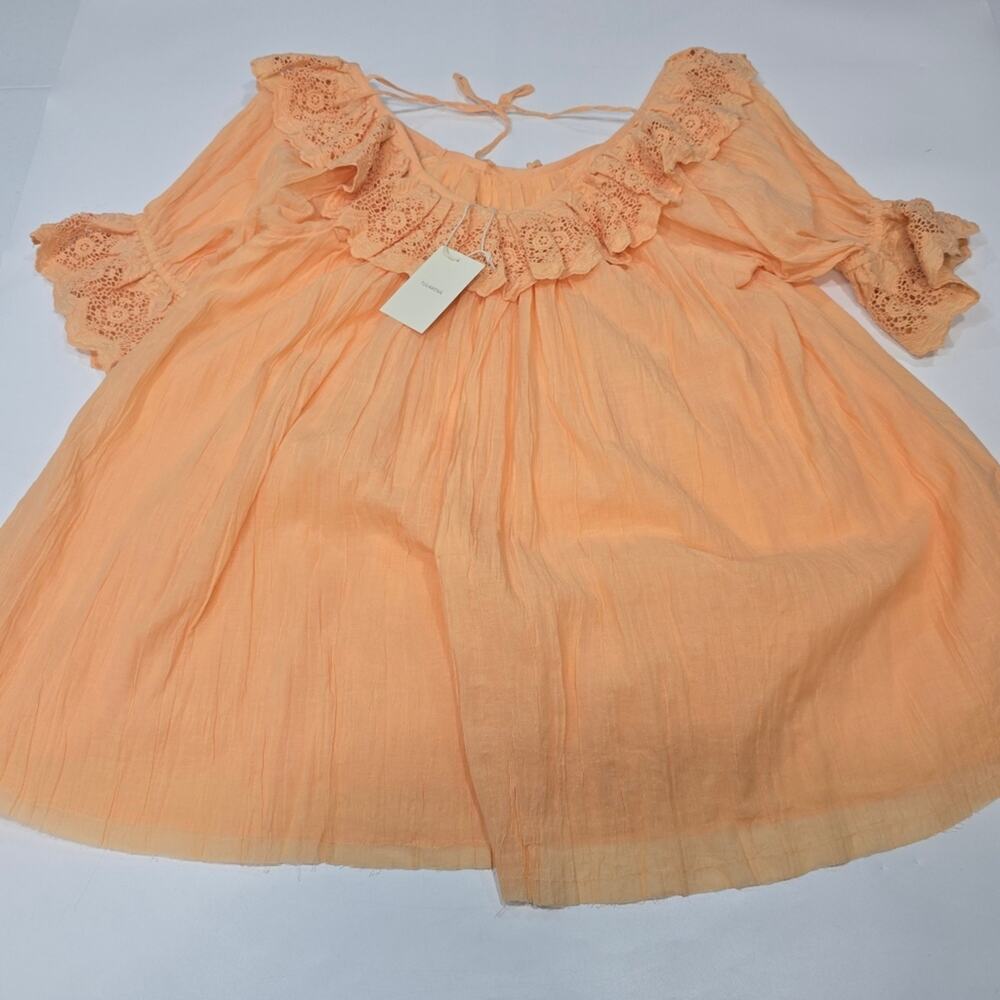 Tularosa Crawford Dress in Cantaloupe Orange XS - Picture 11 of 12